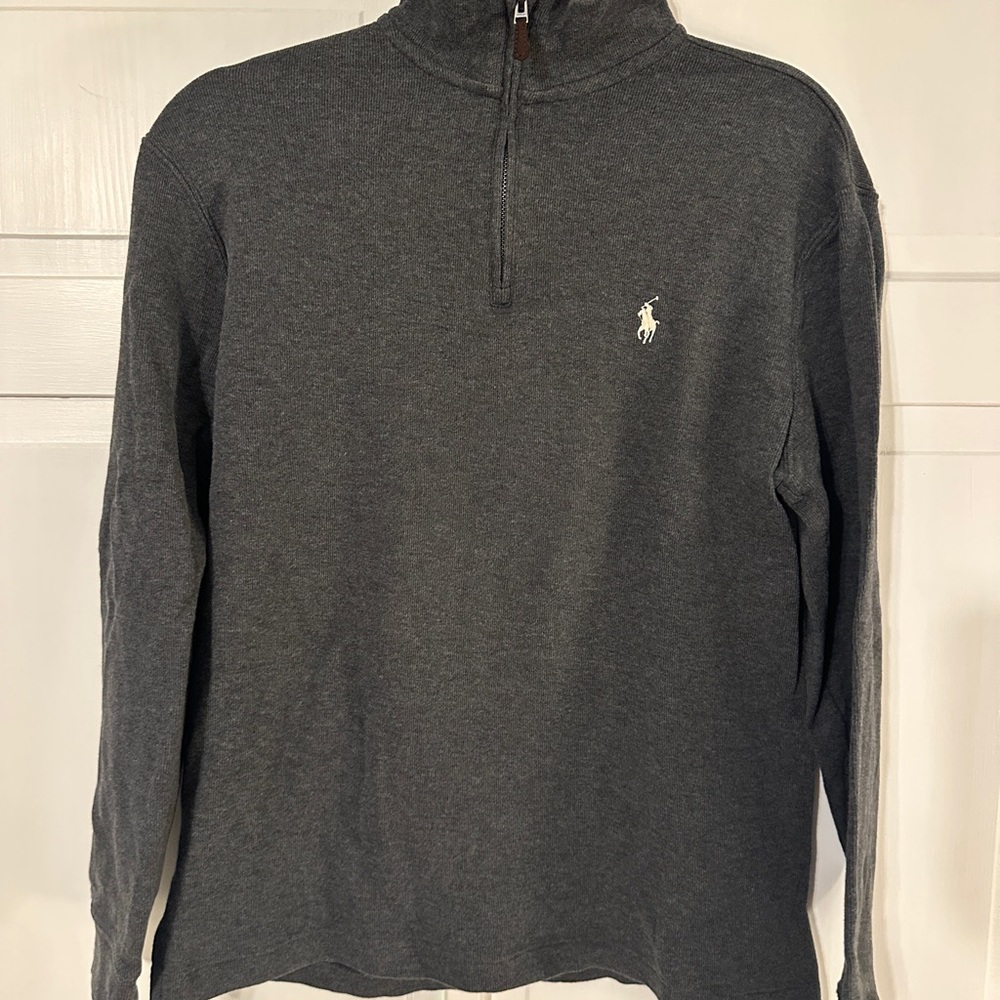 Polo Ralph Lauren Gray Quarter-Zip Pullover